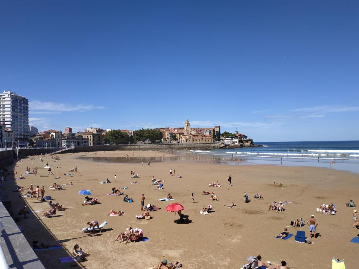Ferienwohnung El Rincon Del Puerto Gijón Exterior foto
